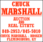 Chuck Marshall Auction and Real Estate - Flemingsburg, Kentucky