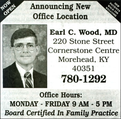 Earl C. Wood, M.D., PLLC - Morehead, Kentucky