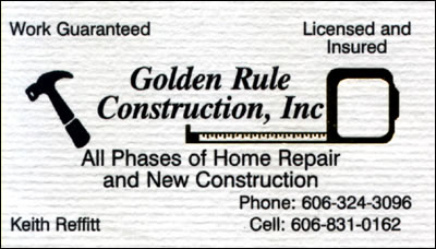 Golden Rule Construction, Inc. - Kentucky