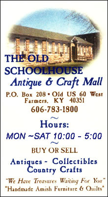 The Old Schoolhouse Antique & Craft Mall - Farmers, Kentucky