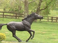 Journeys End Lodge Horse Statue